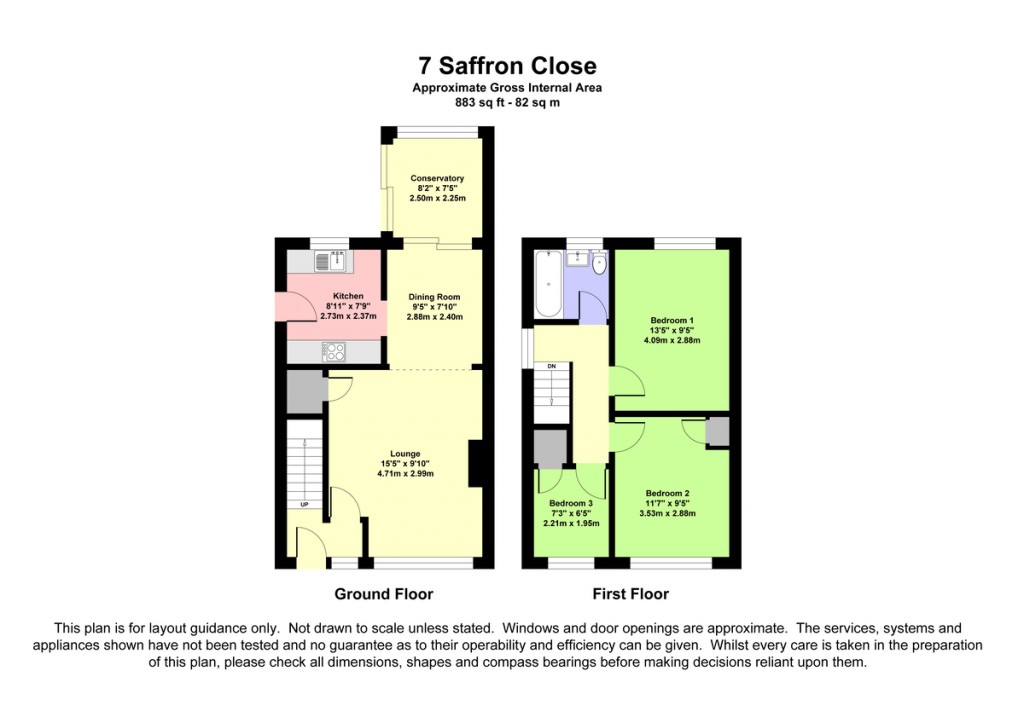 Floorplans For Saffron Close, Shoreham-by-Sea